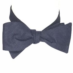 Ted Baker Adjustable Bow Tie Denim Blue